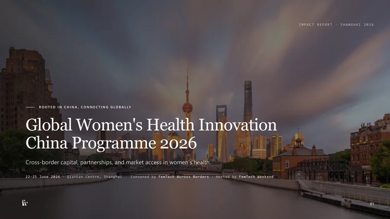 Cover of the Shanghai 2026 Impact Report: the Shanghai skyline at dusk